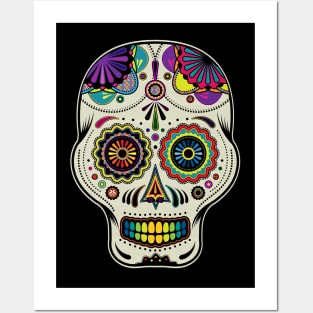 Sugar Skull Day of the Dead Posters and Art